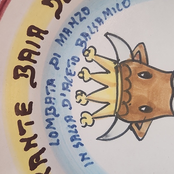 🇮🇹 Vintage 1996 Hand Painted  certified plate - Picture 3 of 4